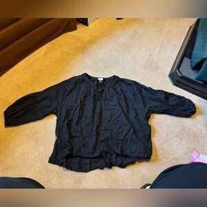 Black Long Sleeve Blouse